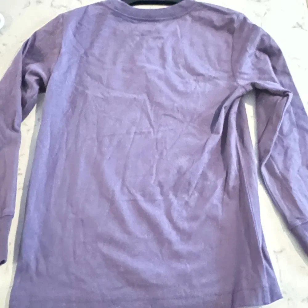 Nike Little Boys Futura Printed T-shirt size 7 Long Sleeve T-shirt Canyon Purple - Picture 5 of 8